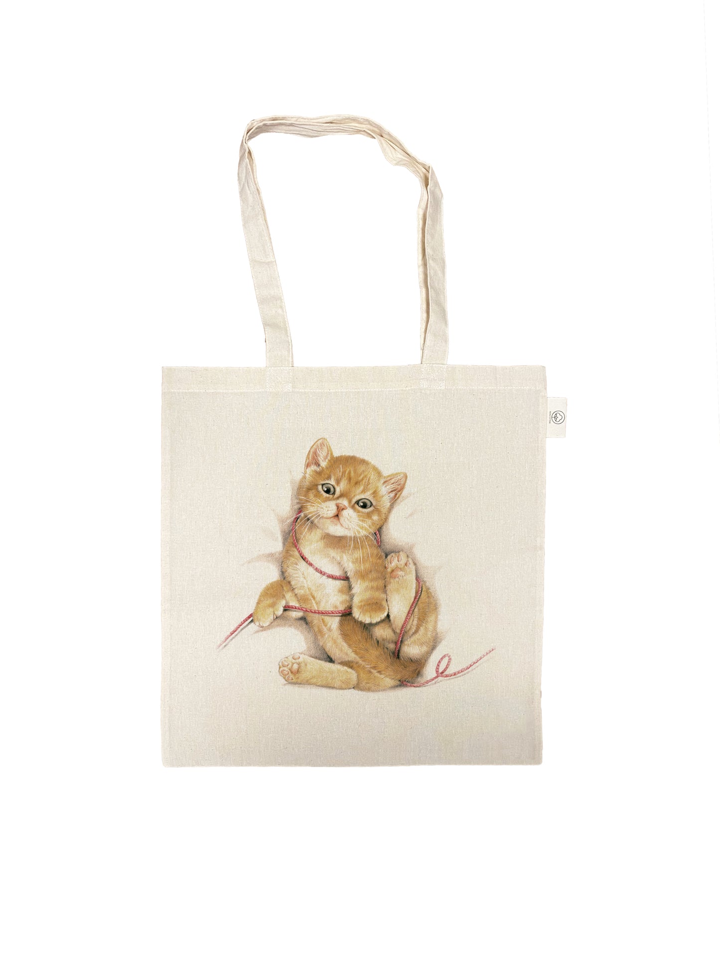 Katoenen tas - Kattenserie - Lui kitten