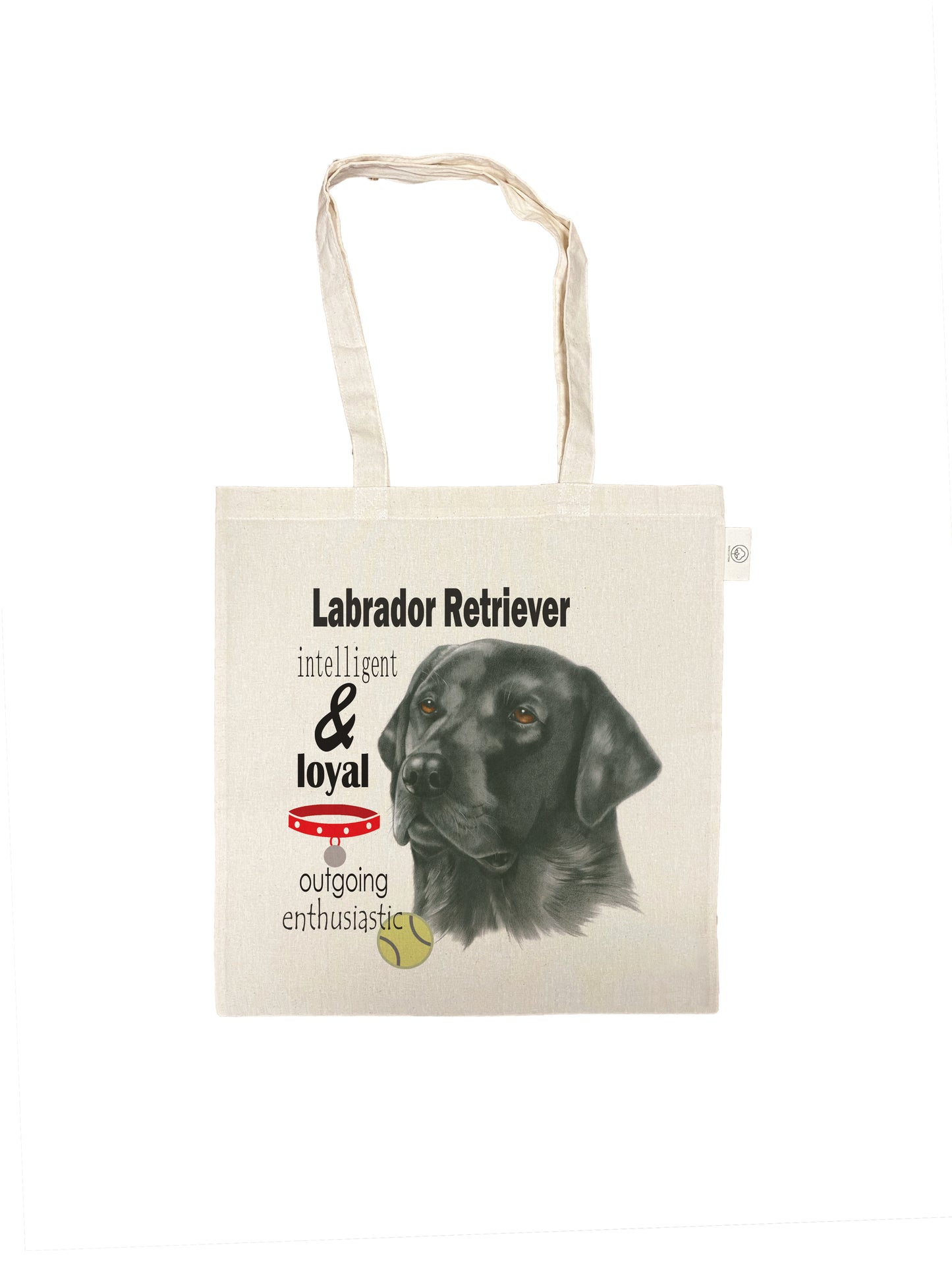 Cotton Bag Black Labrador