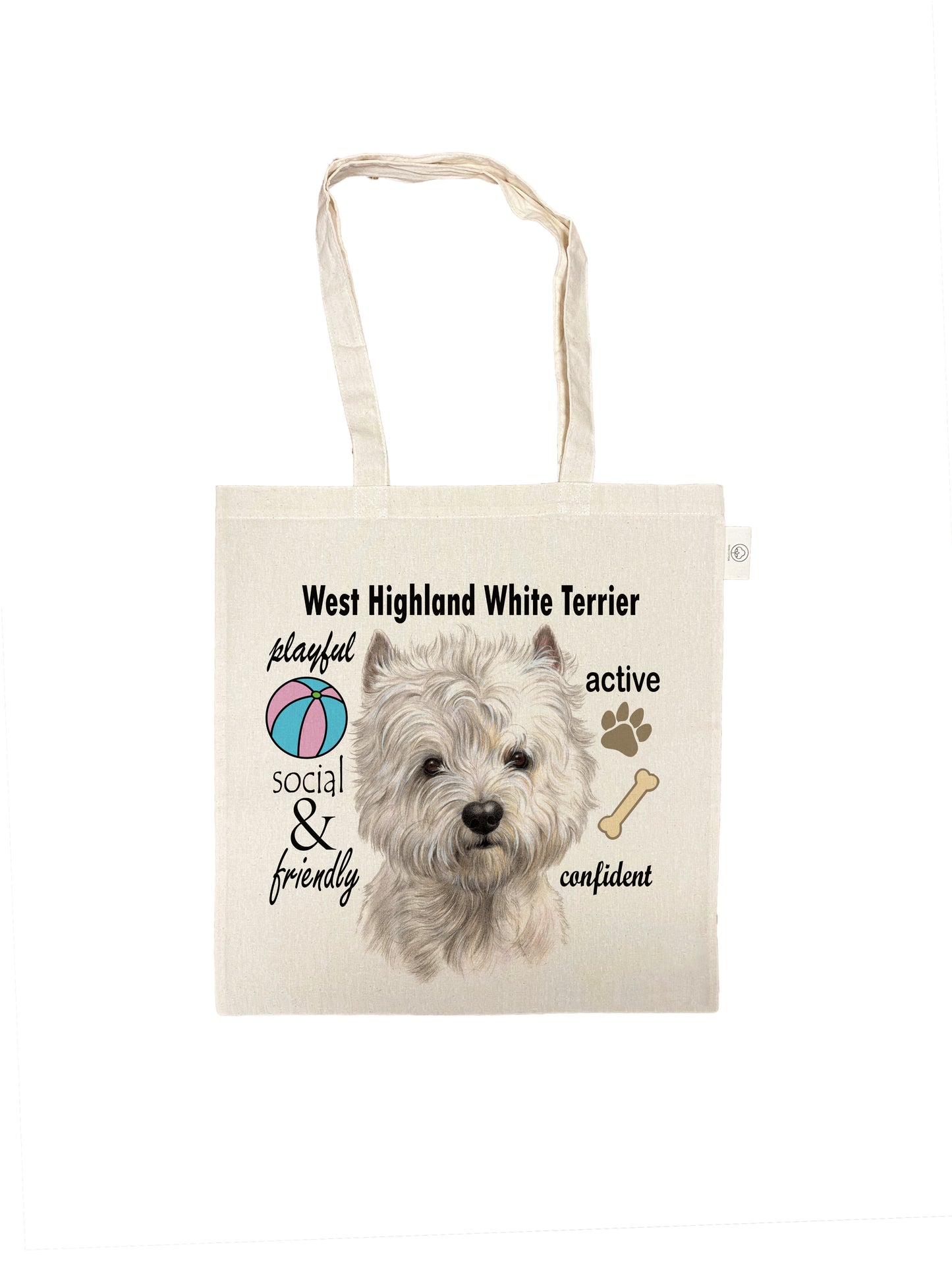 Baumwolltasche West Highland White Terrier