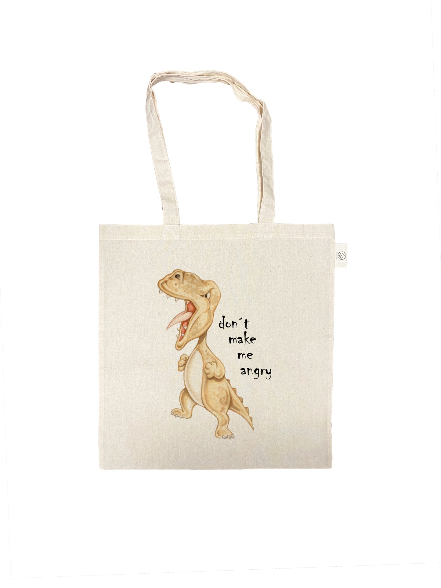 Katoenen tas - Dino's - Don't make me Angry