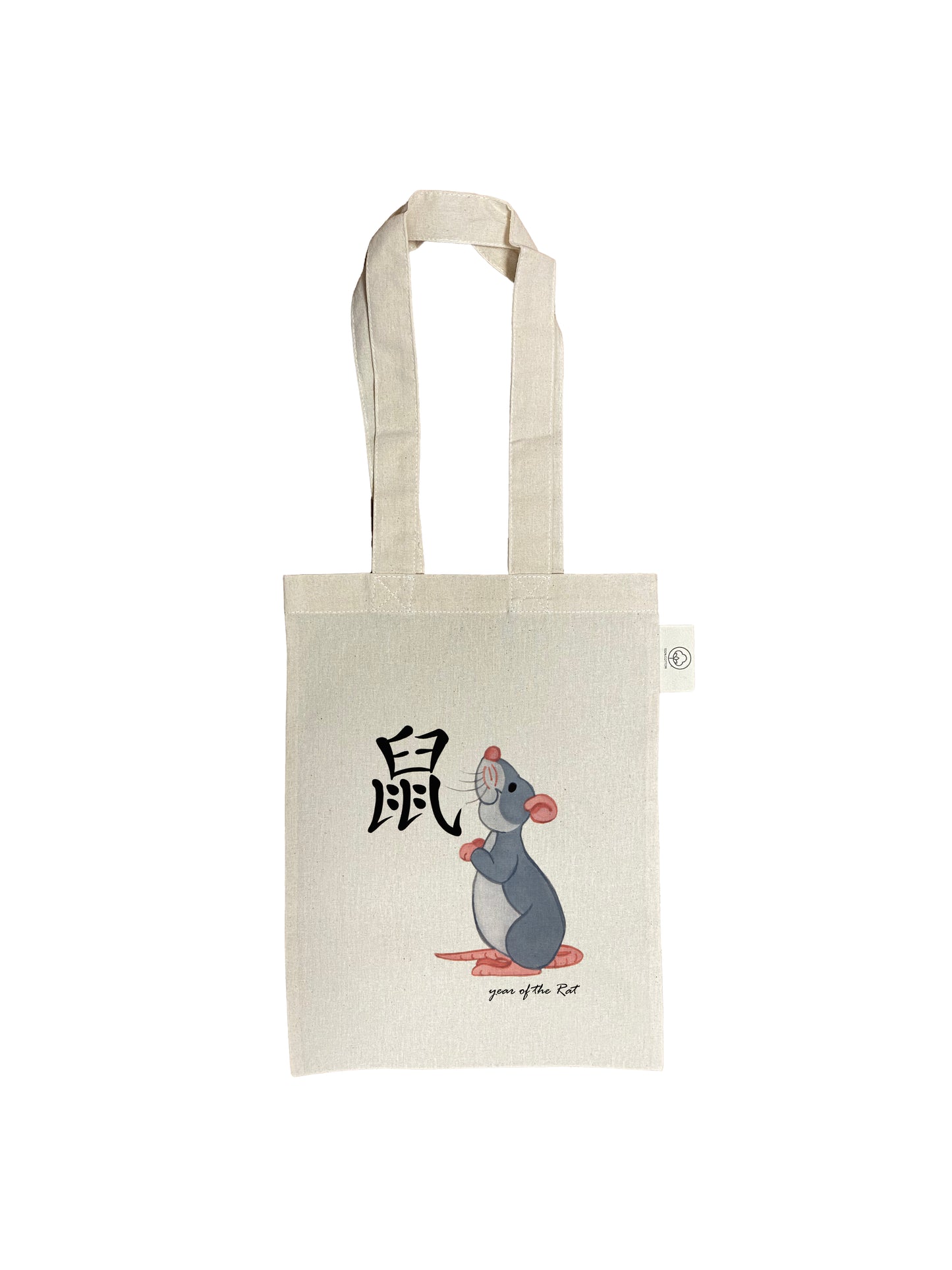 Kindertasche aus Baumwolle – Chinesisches Schriftzeichen – Jahr der Ratte