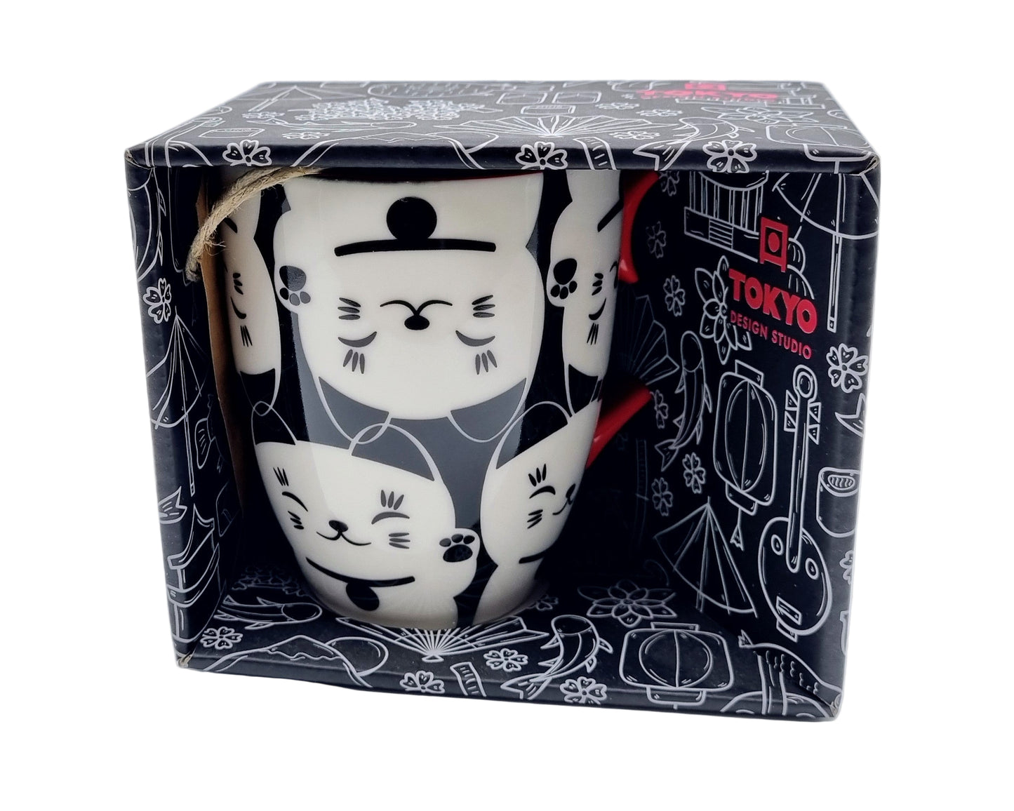 Keramikbecher – japanischer Stil – Dekor 7