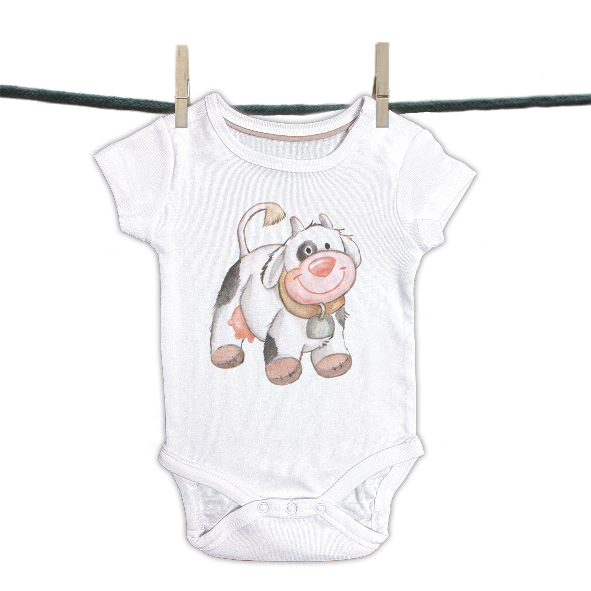 Babyromper Happy Farm - Koetje
