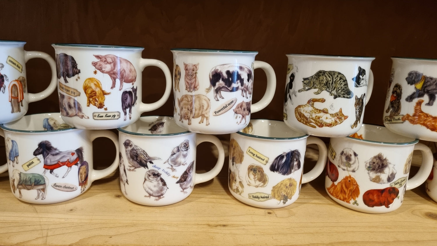 Mokken met Dierencollage