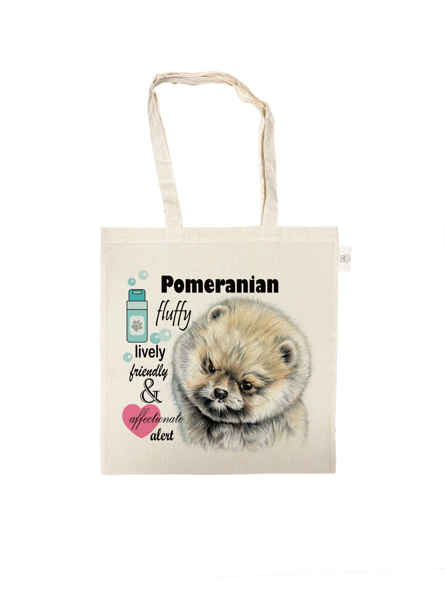 Baumwolltasche Pomeranian - Keeshond