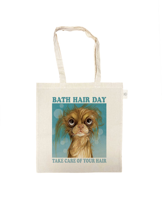 Baumwolltasche Bad Hair Day Kollektion 7