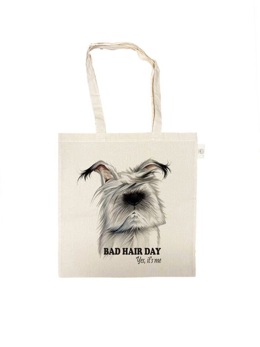 Baumwolltasche Bad Hair Day Kollektion 12