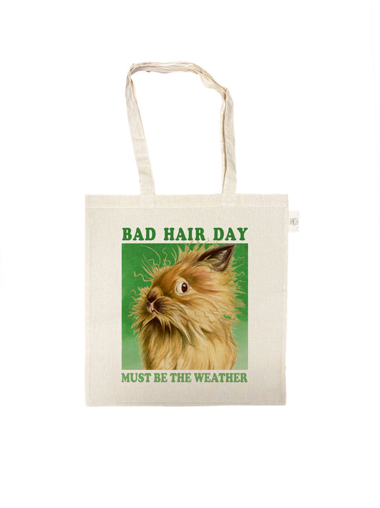 Baumwolltasche Bad Hair Day Kollektion 14