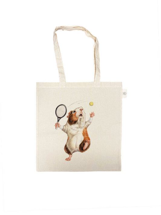 Katoenen tas met opdruk - Tennis Cavia