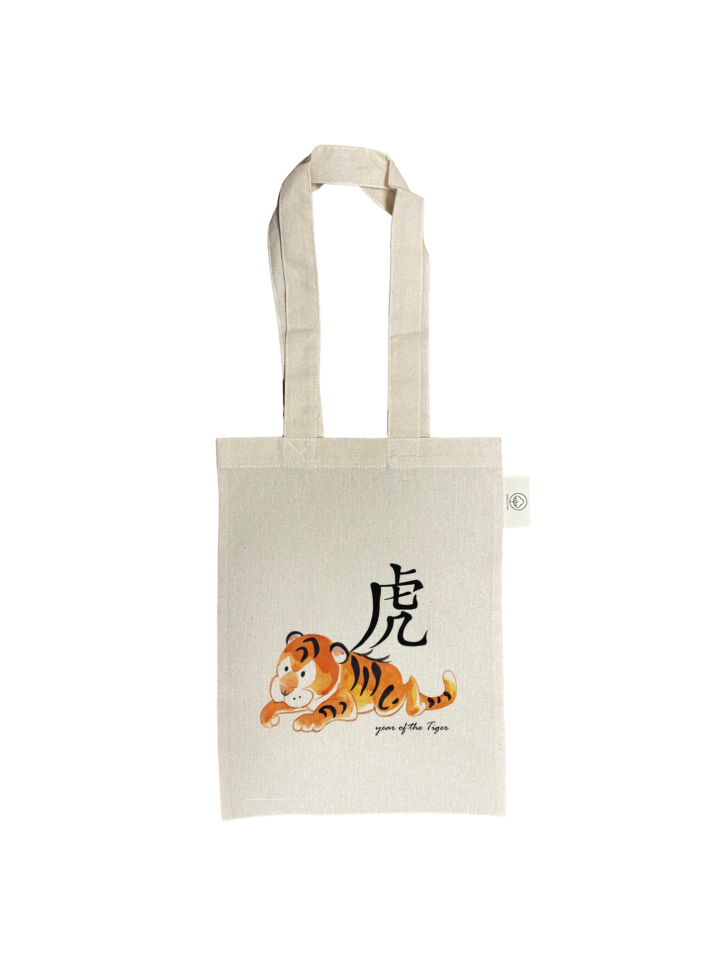 Kindertasche aus Baumwolle – Chinesisches Schriftzeichen – Jahr des Tigers