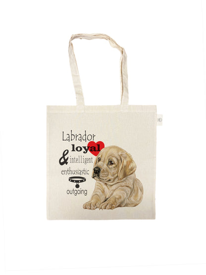 Baumwolltasche - Labrador (Auswahl aus 6 Varianten!)