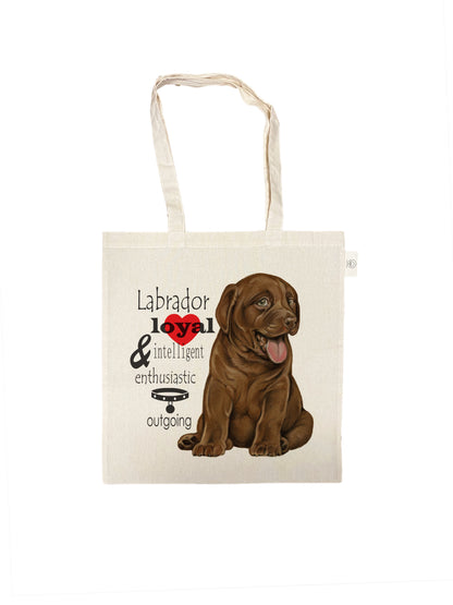 Baumwolltasche - Labrador (Auswahl aus 6 Varianten!)