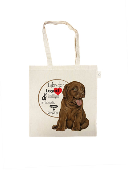 Baumwolltasche - Labrador (Auswahl aus 6 Varianten!)