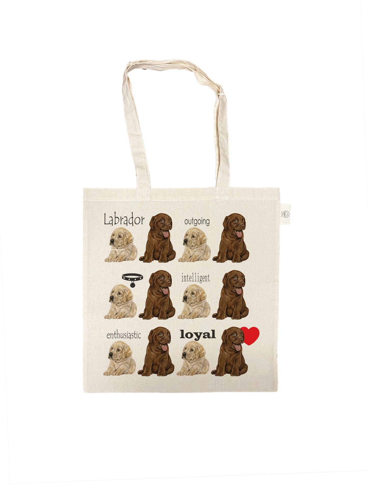 Baumwolltasche - Labrador (Auswahl aus 6 Varianten!)