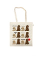 Baumwolltasche - Labrador (Auswahl aus 6 Varianten!)
