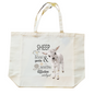 Katoenen winkelshopper met bedrukking - Schaap