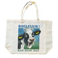 Katoenen winkelshopper met bedrukking - Boei-euuh - Koe