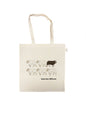 Katoenen tas met opdruk - Same but Different - Schapen