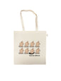 Katoenen tas met opdruk - Same but Different - Varkens
