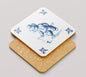 Onderzetter 38-008 - Katten Delfs blauw