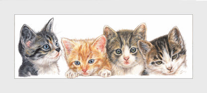 Reproductie "Kattencollage".