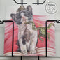 Square card - I love sharing all my finds with my caregivers. Are they happy with them? (cat print)