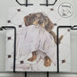 Square card - Always up to date with all the news (Dachshund)