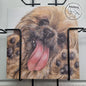 Square card - Are you in such a good mood too? - Dog print