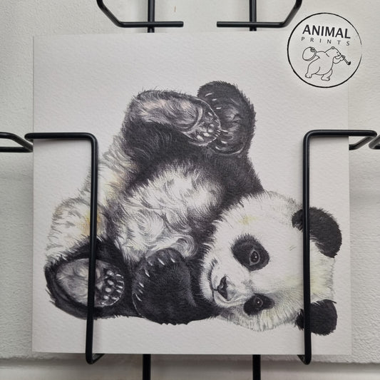 Square Card - Who doesn't love lazy Panda?