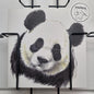 Square Card - Look, you can talk to this Panda (Panda Bear)