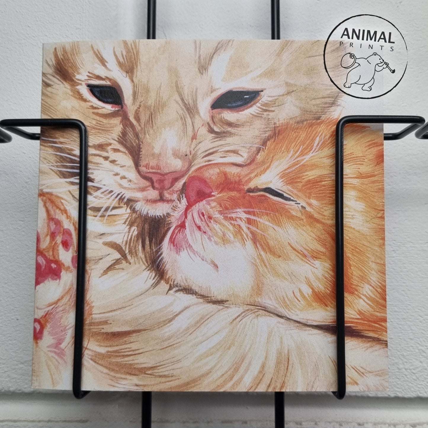 Quadratische Karte – Wahre Liebe beginnt bei dir… (Katzenmotiv)