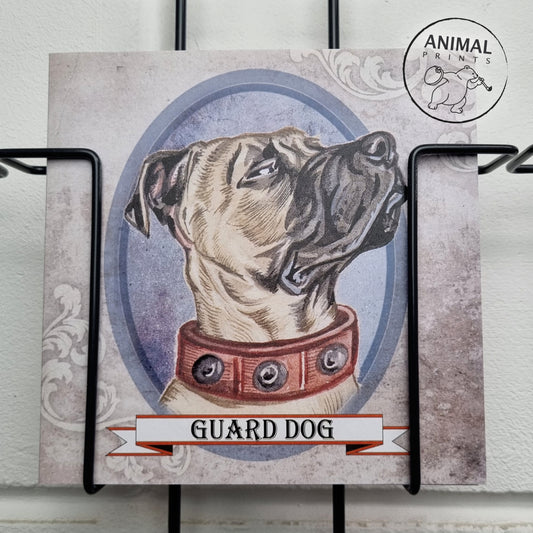 Square card - Guard Dog (Great Dane)