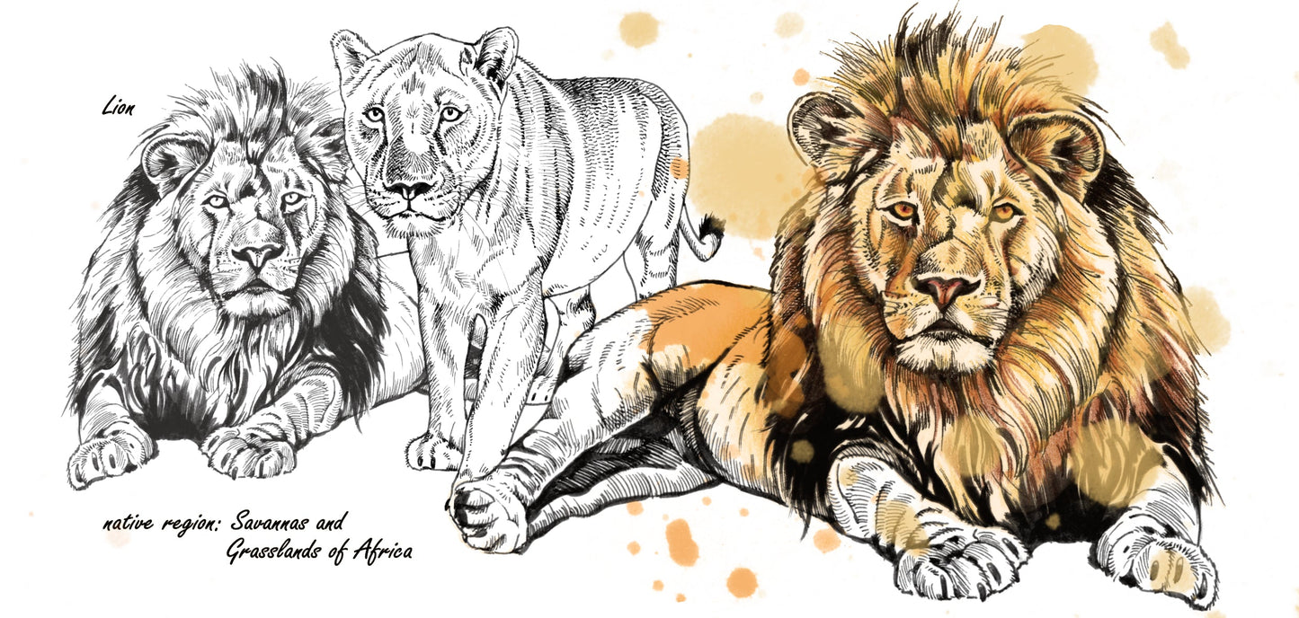 Mug series Wildlife - Lion