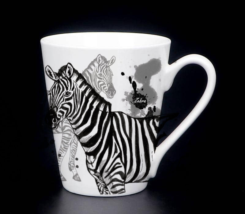 Tassenserie „Wildtiere“ – Zebra