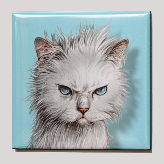 Koelkastmagneet - Kattenkop