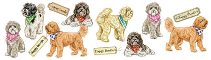 Mokken met collage - Labradoodle - design 2