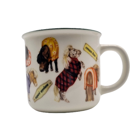 Mokken met collage - Shetlanders - design 1