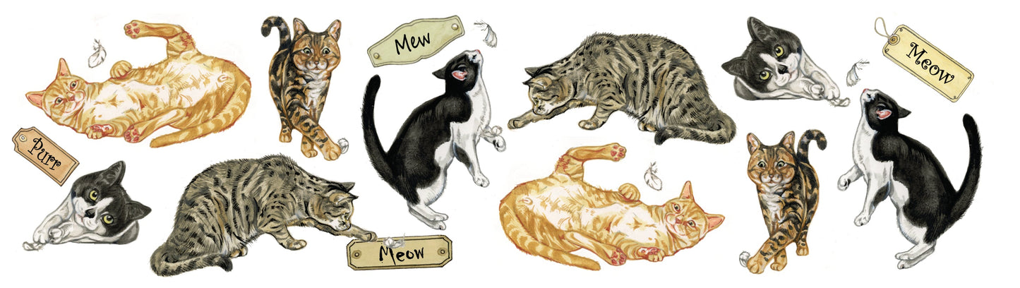 Mokken met collage - Katten - design 1