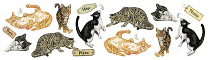 Mokken met collage - Katten - design 1