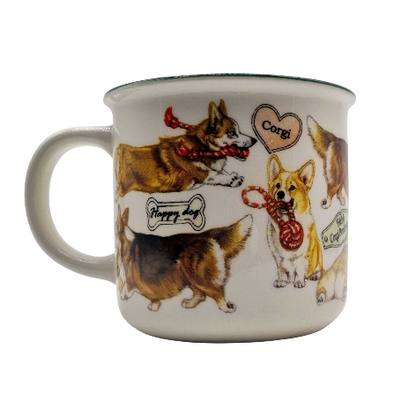 Mokken met collage - Welsh Corgi Pembroke