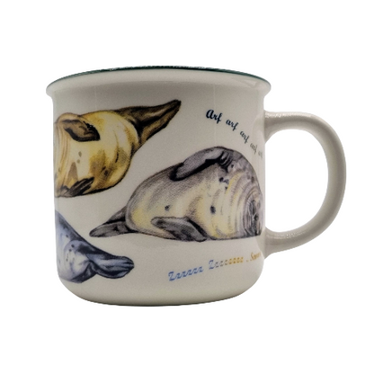 Mokken met collage - Zeehond