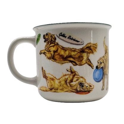 Mokken met collage - Golden Retriever