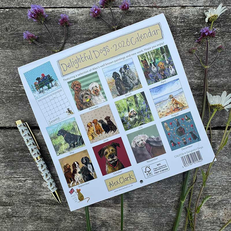 Alex Clark – Kalender 2026 – Hund 