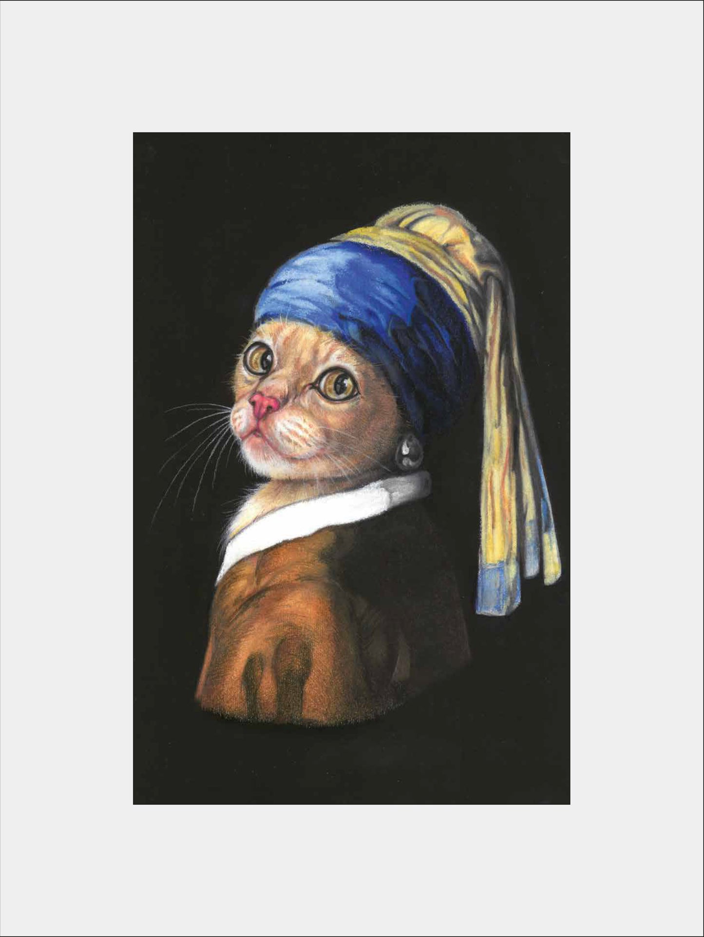 Reproductie "Het Parelmeisje".