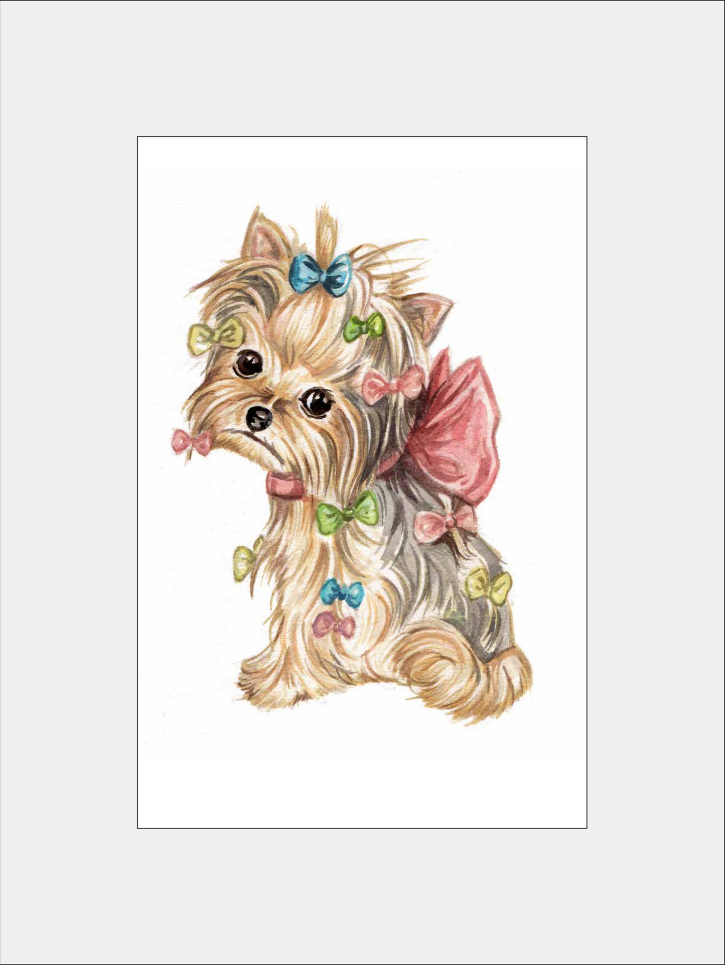 Reproductie "Yorkshire Terrier".