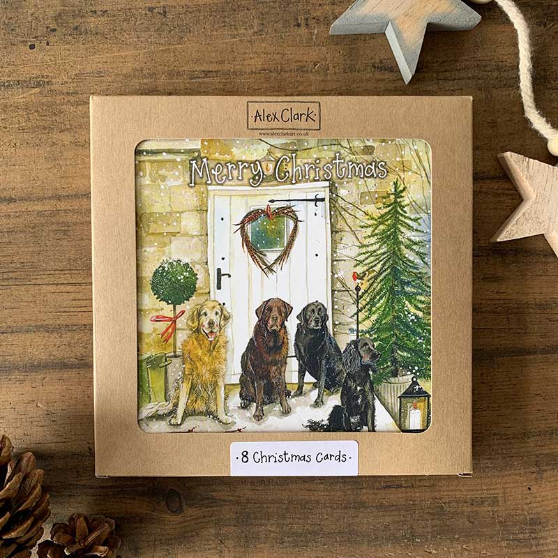 Alex Clark – Weihnachtskartenbox – Hund 
