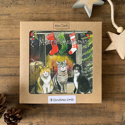 Alex Clark – Weihnachtskartenbox – Katze 