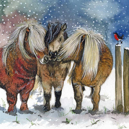 Alex Clark - Kerstkaartenbox - Pony's