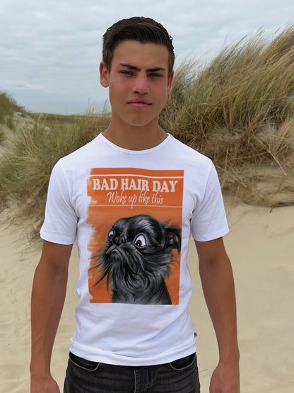 T-Shirt „Bad Hair Day“ – Hund