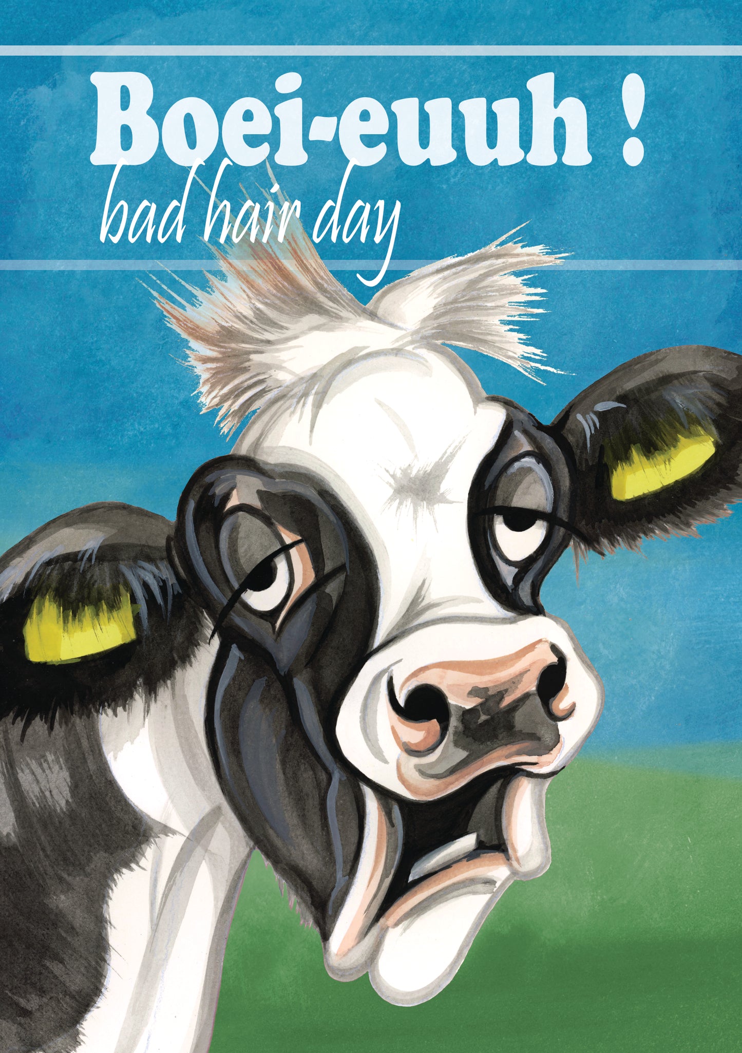T-Shirt „Bad Hair Day – „Boo-euuh“